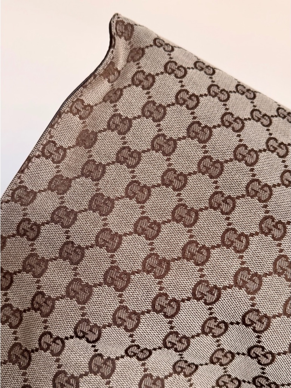 Gucci GG Canvas Braided Handle Tote - Picture 12 of 16